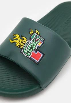 Lacoste Croco Slide - Sandalias Planas - Green/Yellow -Zapateria Top 0679035a5a8a43f5810a2c17d2bcfa9c scaled