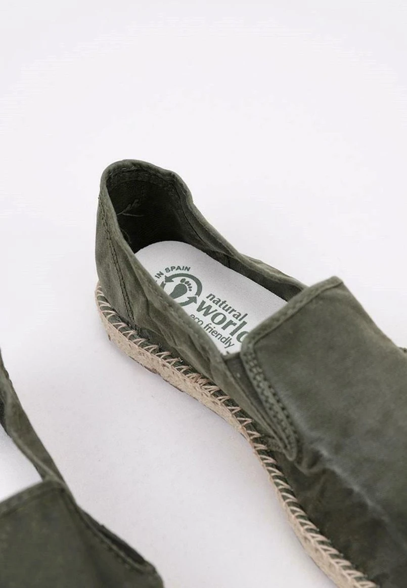 NATURAL WORLD Alpargatas - Green 6 NATURAL WORLD Alpargatas - Green - Imagen 6