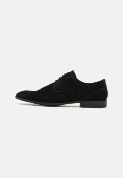 Pier One Leather - Zapatos Con Cordones - Black