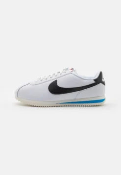 Nike Sportswear Cortez - Zapatillas - White/Black/Light Photo Blue/Sail/Team Orange