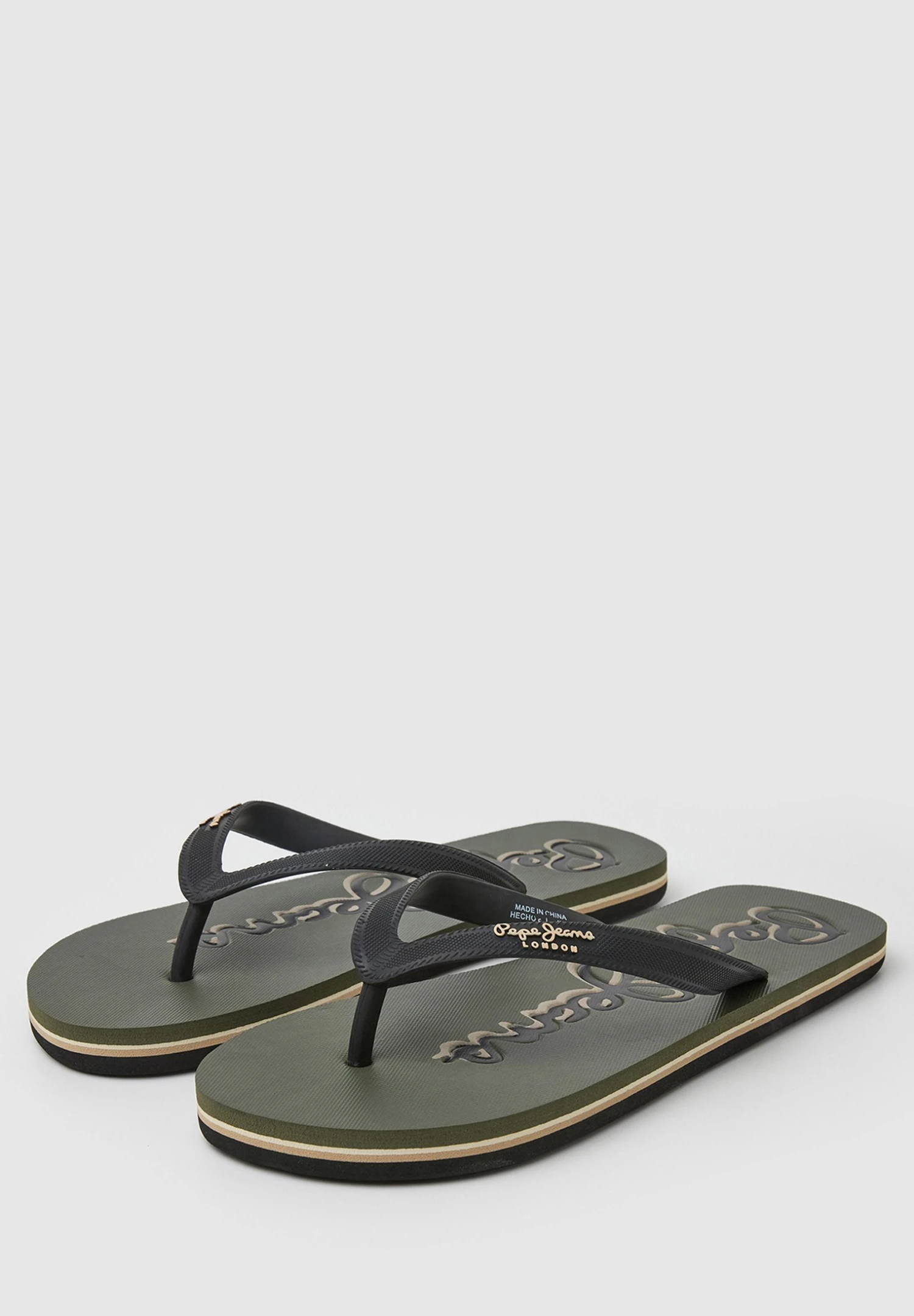 Pepe Jeans Bay Beach Logo M Ss23 - Sandalias De Dedo - Army 2 Pepe Jeans Bay Beach Logo M Ss23 - Sandalias De Dedo - Army - Imagen 2