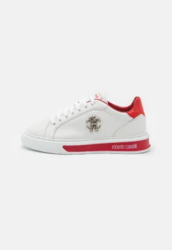 Roberto Cavalli Novak Logo - Zapatillas - White/Red