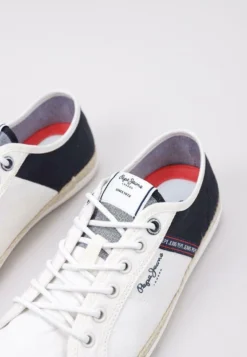 Pepe Jeans Maui Tape Urban - Zapatos Con Cordones - White -Zapateria Top 6ecf25f4ab394141a71a98adf52c91c3
