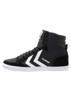Hummel Slimmer Stadil - Zapatillas Altas - Black/White