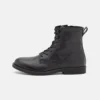 Calvin Klein Lace Up Boot - Botines Con Cordones - Black