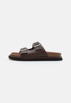Marc O'Polo Mats - Sandalias Planas - Dark Brown