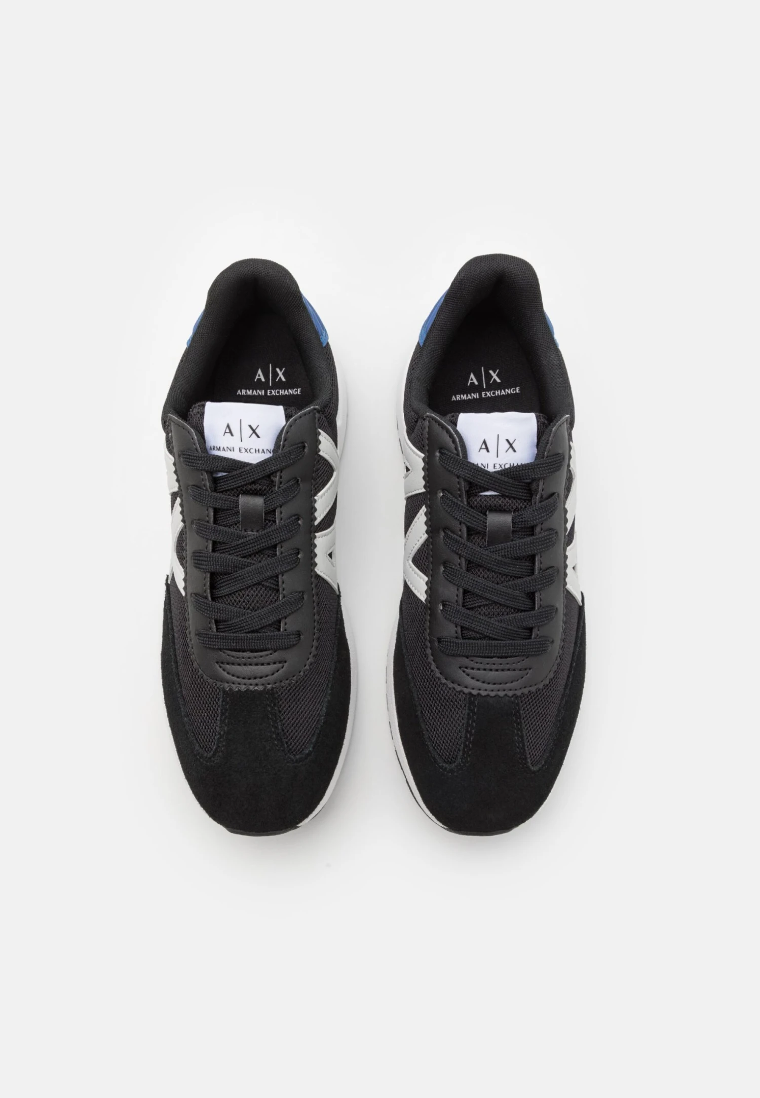 Armani Exchange Zapatillas - Black/Light Grey/Blue 4 Armani Exchange Zapatillas - Black/Light Grey/Blue - Imagen 4