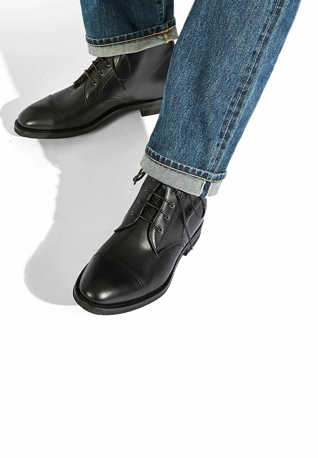 Paolo- Botines Con Cordones - BlackCalf 1 Paolo- Botines Con Cordones - BlackCalf