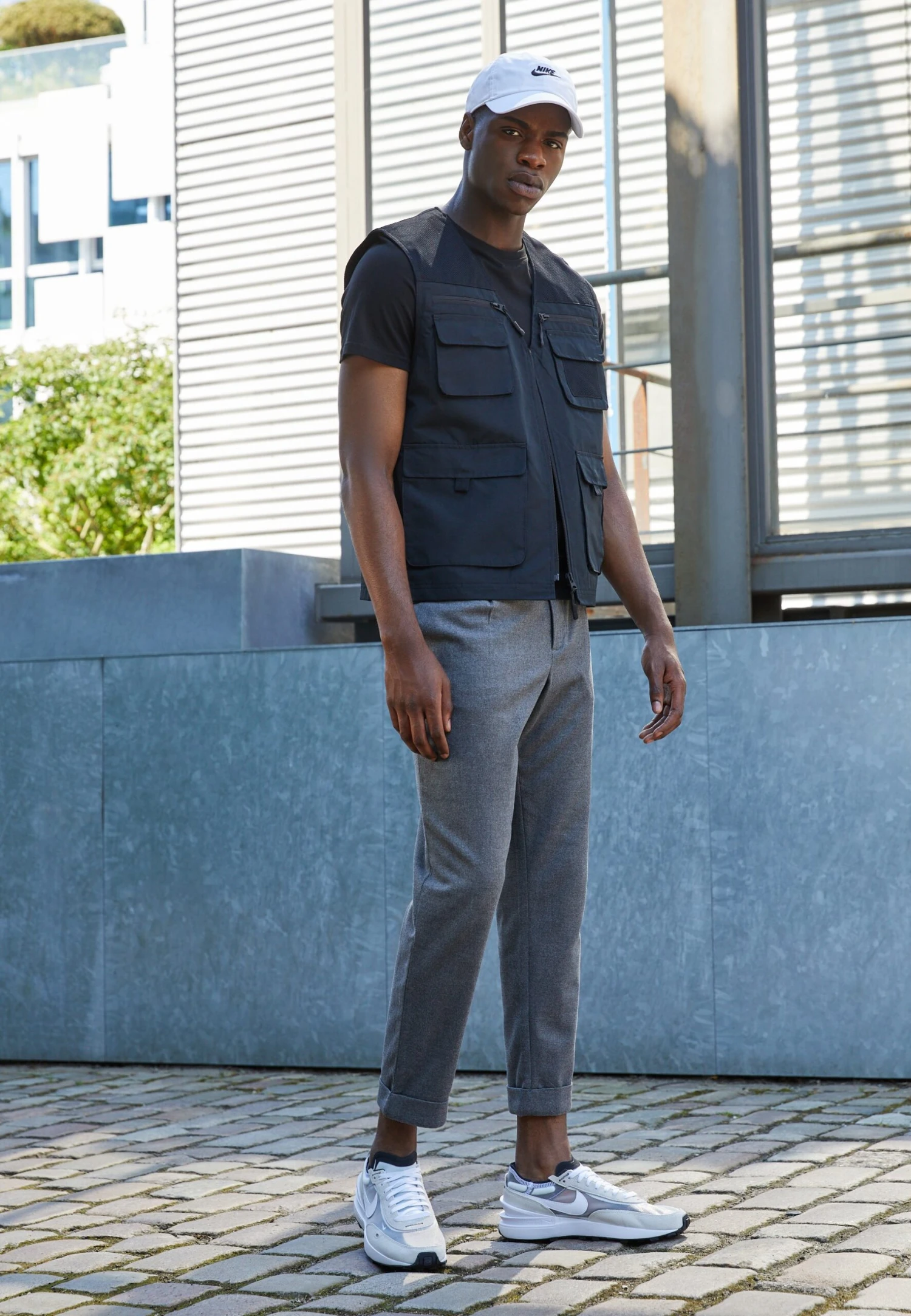 Nike Sportswear Waffle One Unisex - Zapatillas - Summit White/White-Black-Orange 2 Nike Sportswear Waffle One Unisex - Zapatillas - Summit White/White-Black-Orange - Imagen 2