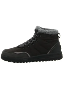 Hey Dude Charlie - Botines Con Cordones - Total Black