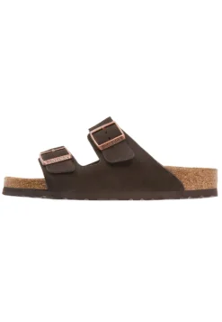 Birkenstock Arizona Sfb Vl Narrow - Pantuflas - Mocca