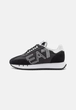 EA7 Emporio Armani Vintage Unisex - Zapatillas - Black/White