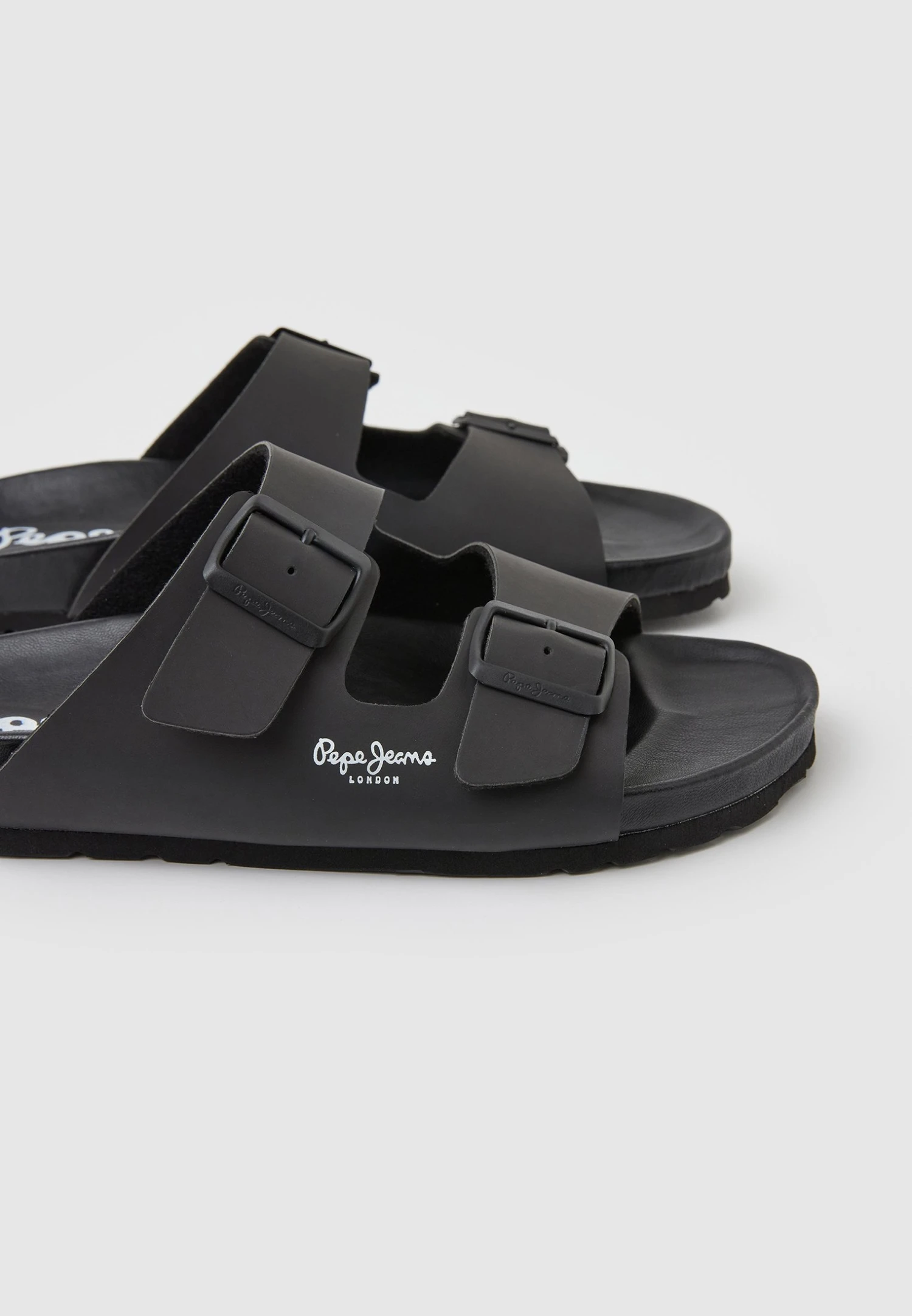 Pepe Jeans Bio Royal Double - Sandalias Planas - Black 6 Pepe Jeans Bio Royal Double - Sandalias Planas - Black - Imagen 6