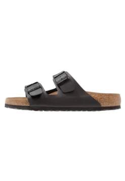 Birkenstock Arizona Soft Footbed - Sandalias Planas - Black