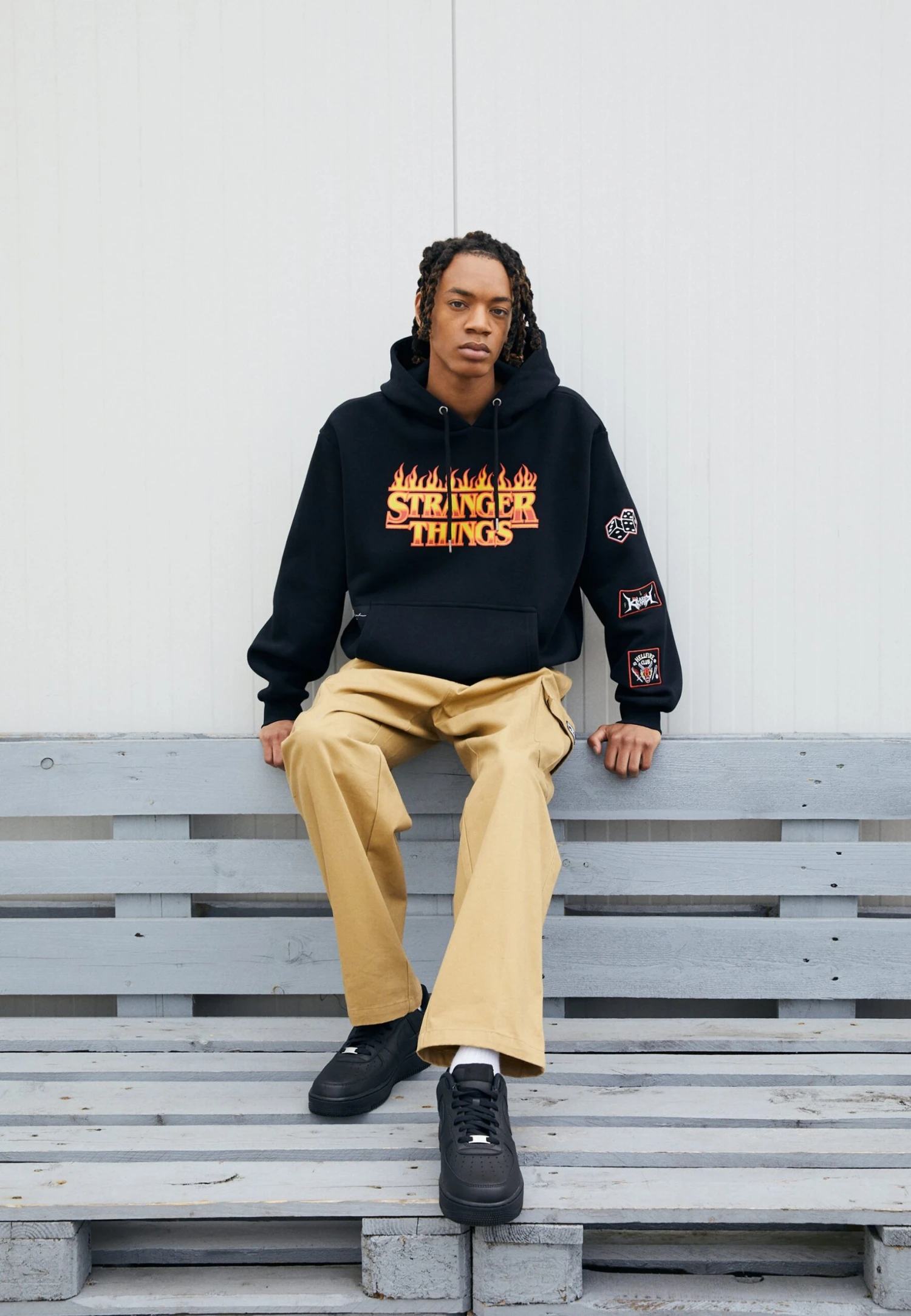 Nike Sportswear Air Force 1 '07- Zapatillas - Black 3 Nike Sportswear Air Force 1 '07- Zapatillas - Black - Imagen 3