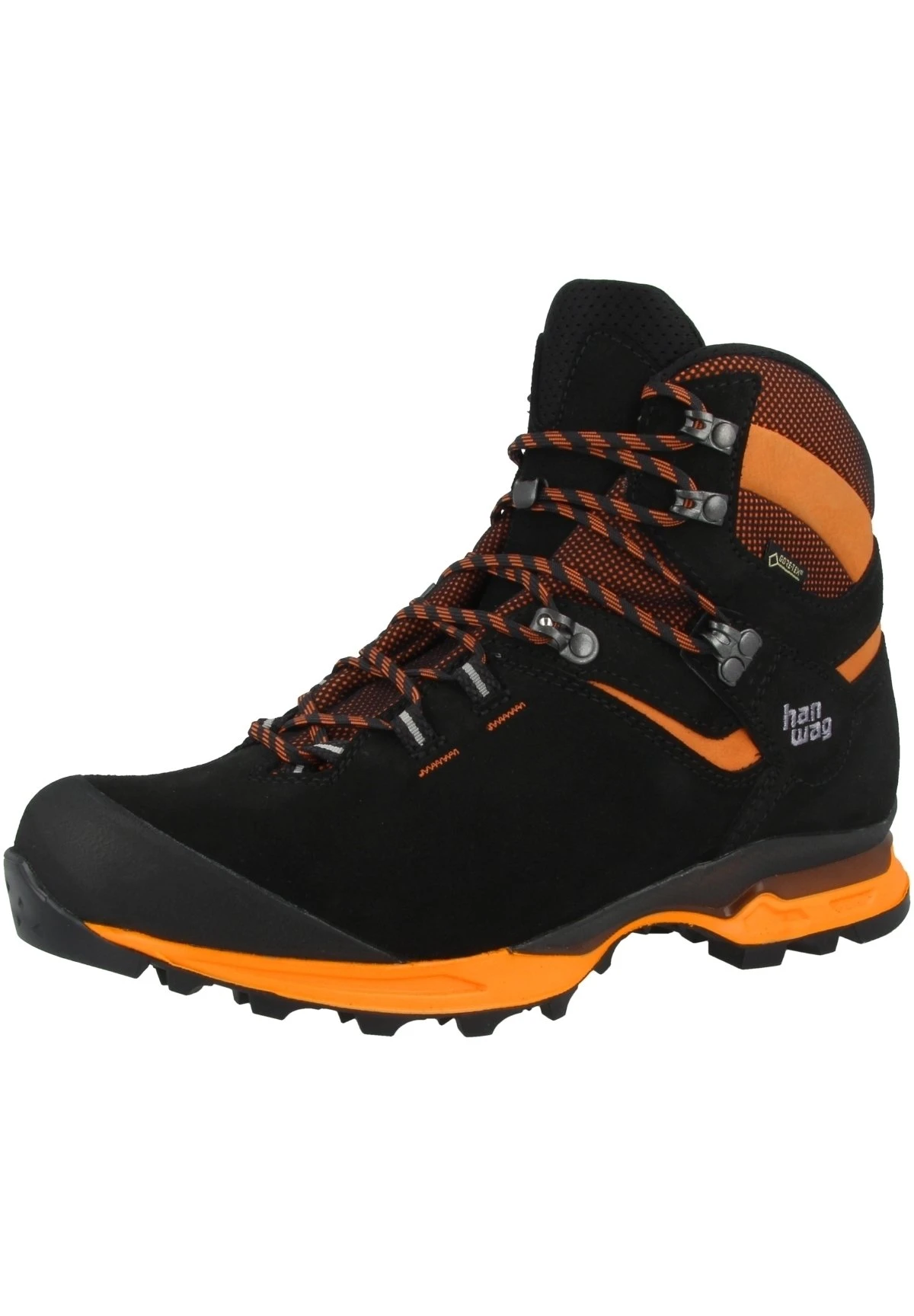 Hanwag Botines Con Cordones - Black Orange 2 Hanwag Botines Con Cordones - Black Orange - Imagen 2