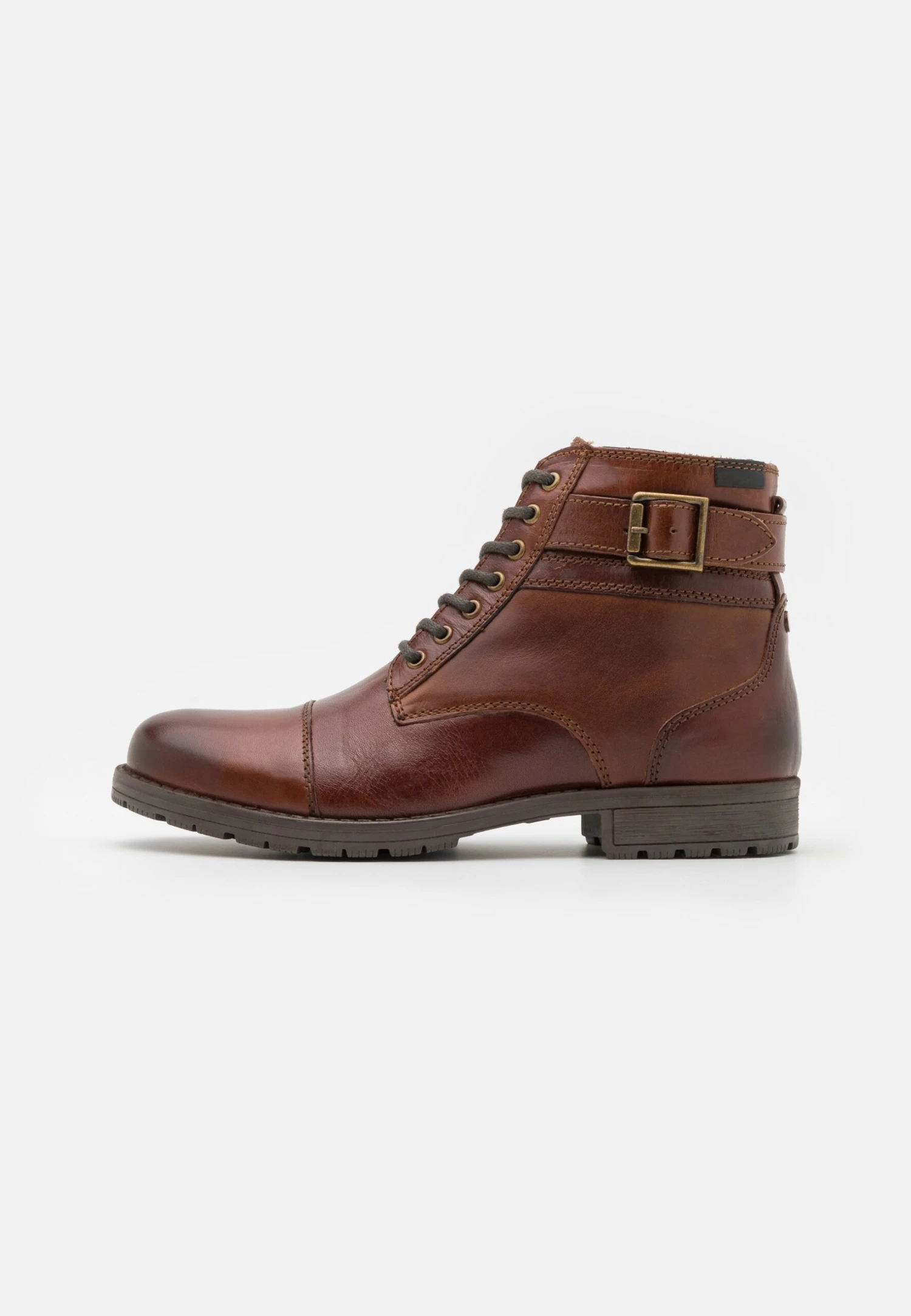 Pier One Leather - Botines Con Cordones - Brown 1 Pier One Leather - Botines Con Cordones - Brown