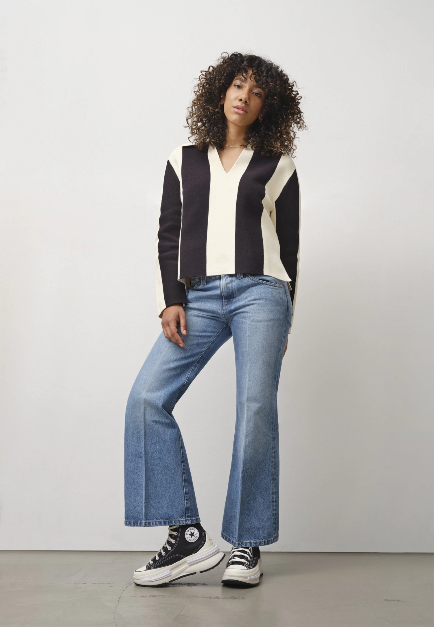 Converse Run Star Legacy Unisex - Zapatillas Altas - Black/Egret/White 3 Converse Run Star Legacy Unisex - Zapatillas Altas - Black/Egret/White - Imagen 3