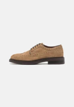 Hackett London Egmont Brogue - Zapatos De Vestir - Camel