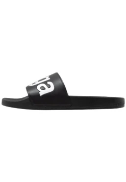 Superga Slides - Chanclas De Baño - Black/White