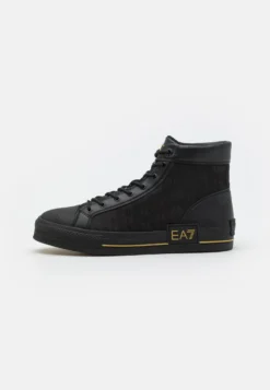 EA7 Emporio Armani All Over Unisex - Zapatillas Altas - Triple Black/Gold